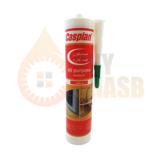 چسب سیلیکون همه کاره شفاف کاسپین 300 میلی لیتر چسب سیلیکون همه کاره شفاف کاسپین 300 میلی لیتر