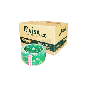 چسب پهن 90 یارد 5 سانتی آویسا اِکو AvisaEco (کارتن 60 عددی)