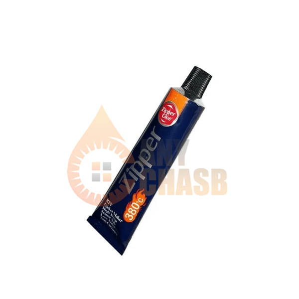 چسب واشر ساز حرارتی زیپر رنگ مشکی 30گرمی (1)